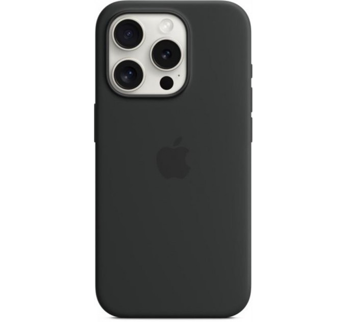 Apple Чохол-накладка Apple Silicone Case with MagSafe для Apple iPhone 15 Pro Black (MT1A3)