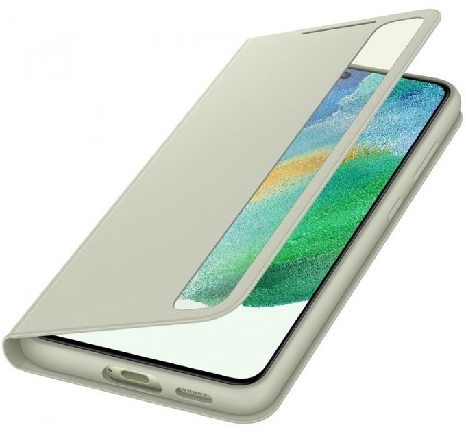 Samsung Чохол-книжка Samsung Smart Clear View Cover для Samsung Galaxy S21 FE SM-G990 Olive Green (EF-ZG990CMEGRU)