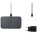 Samsung Бездротовий зарядний пристрій з блоком живлення Samsung EP-P5400 Wireless Charger Duo 15W Black (EP-P5400TBRGRU)