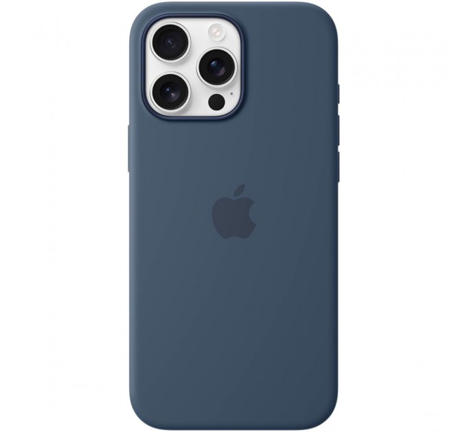 Apple Чохол-накладка Apple Silicone Case with MagSafe для Apple iPhone 16 Pro Max Denim (MYYU3)