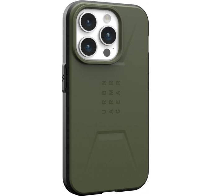 Urban Armor Gear Чохол-накладка Urban Armor Gear Civilian Magsafe для Apple iPhone 15 Pro Max Olive Drab (114295117272)