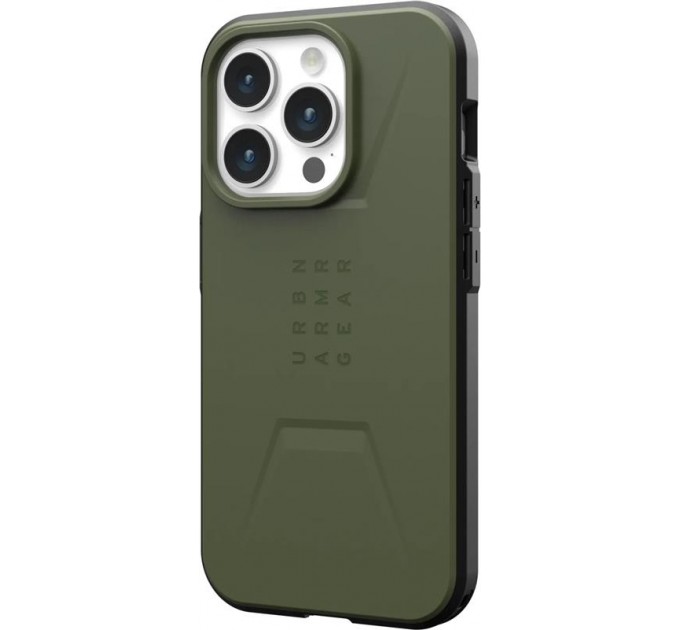 Urban Armor Gear Чохол-накладка Urban Armor Gear Civilian Magsafe для Apple iPhone 15 Pro Max Olive Drab (114295117272)