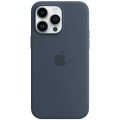Apple Чохол-накладка Apple Silicone Case with MagSafe для Apple iPhone 14 Pro Max Storm Blue (MPTQ3)