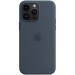 Apple Чохол-накладка Apple Silicone Case with MagSafe для Apple iPhone 14 Pro Max Storm Blue (MPTQ3)