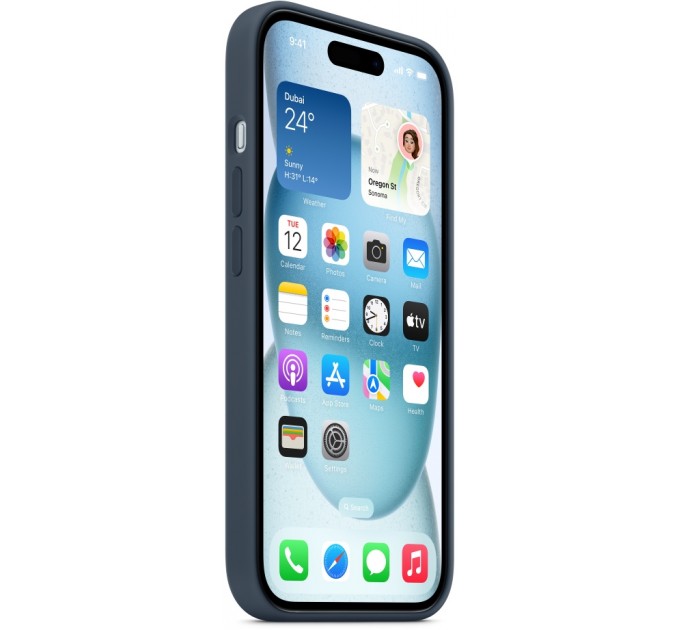 Apple Чохол-накладка Apple Silicone Case with MagSafe для Apple iPhone 15 Black (MT0J3)