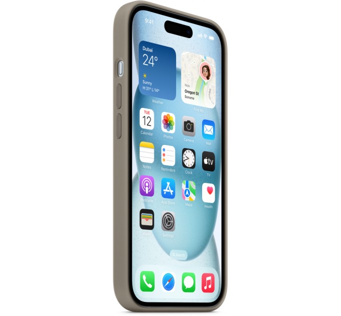 Apple Чохол-накладка Apple Silicone Case with MagSafe для Apple iPhone 15 Black (MT0J3)