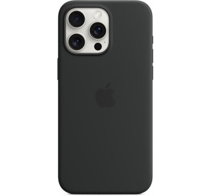 Apple Чохол-накладка Apple Silicone Case with MagSafe для Apple iPhone 15 Pro Max Black (MT1M3)