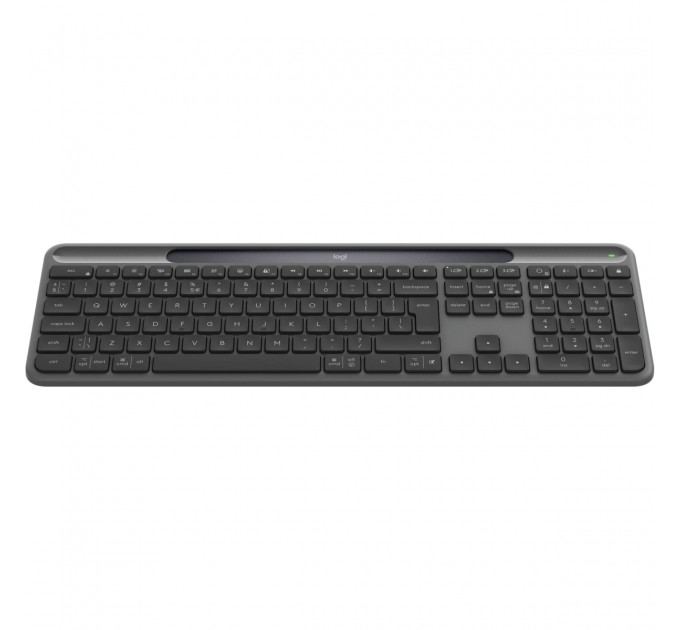 Logitech Клавiатура бездротова Logitech Slim Solar+ Graphite (920-013764)