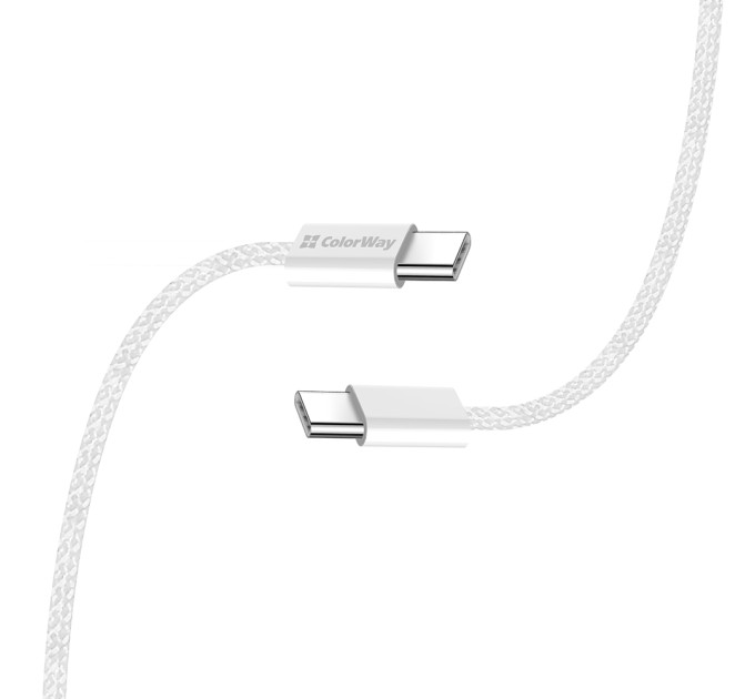 ColorWay Кабель ColorWay USB Type-C - USB Type-C (M/M), 3.0 А, 2 м, Gray (CW-CBPDCC068-GR)
