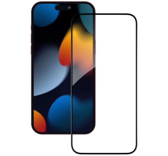ACCLAB Скло захисне ACCLAB Full Glue ESD Apple iPhone 15 Pro Max Black 6,7" (1283126577260)