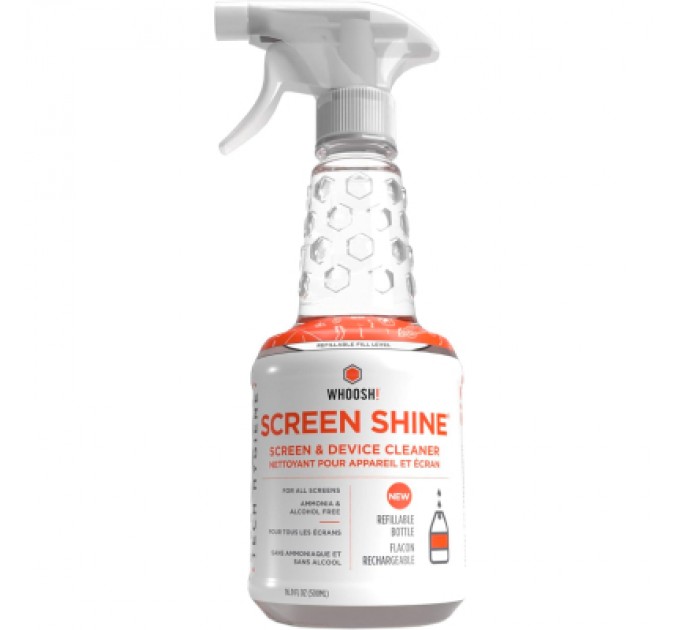 Whoosh! Спрей для очищення Whoosh! Screen Shine Pro 500ml Refillable Bottle V2 (1FG500ENFR/1FG500ENSP)