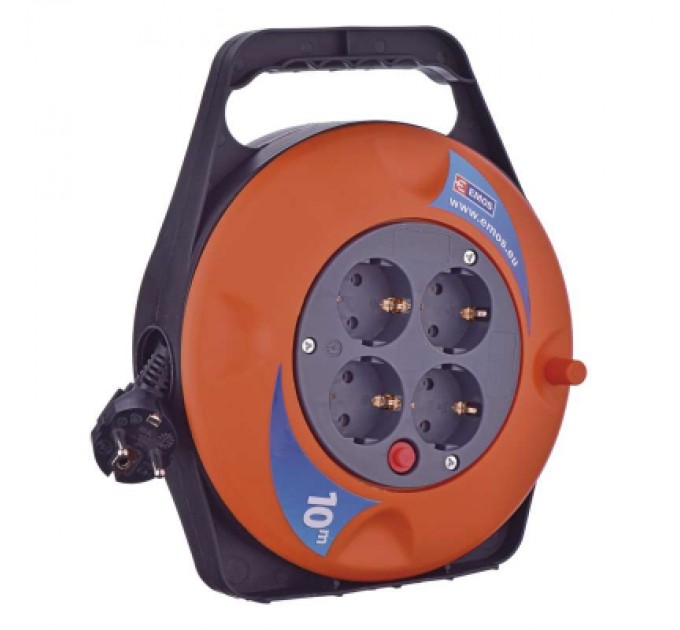 EMOS Мережевий подовжувач EMOS катушка 4 роз., 10 м (P19510)