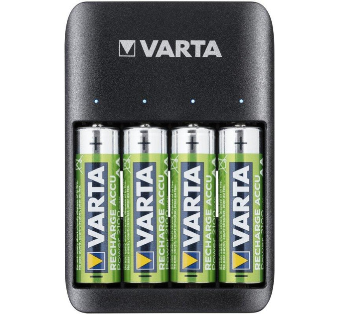 Varta Зарядний пристрiй Varta Value USB Quattro Charger+4xAA 2100mAh (57652)