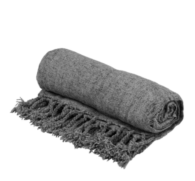Ardesto Плед Ardesto Chenille 140х190см, 100% поліестер, сірий темний (ART0203CH)
