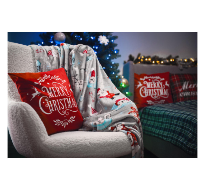 Ardesto Плед Ardesto Christmas Flannel 160х200см, 100% поліестер, різдвяні котики (ART0120PB)
