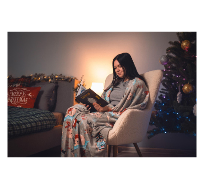 Ardesto Плед Ardesto Christmas Flannel 160х200см, 100% поліестер, різдвяні котики (ART0120PB)