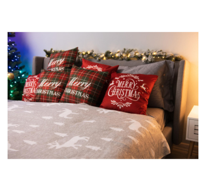 Ardesto Плед Ardesto Christmas Fleece 130x160см, 100% поліестер, олені (ART0716PB)