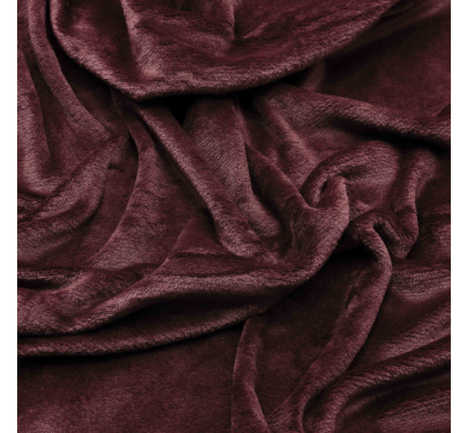 Ardesto Плед Ardesto Flannel 160х200см, 100% поліестер, бургунді (ART0221SB)