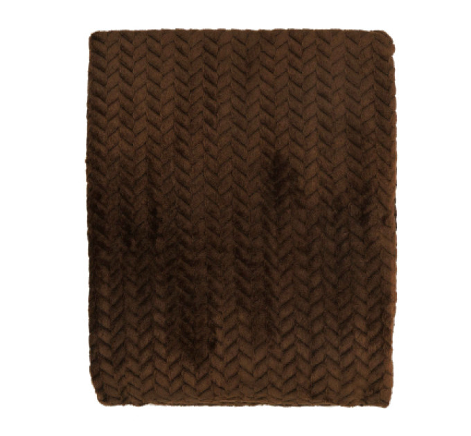 Ardesto Плед Ardesto Jacquard Braid 160х200см, 100% поліестер, коричневий (ART0205JB)