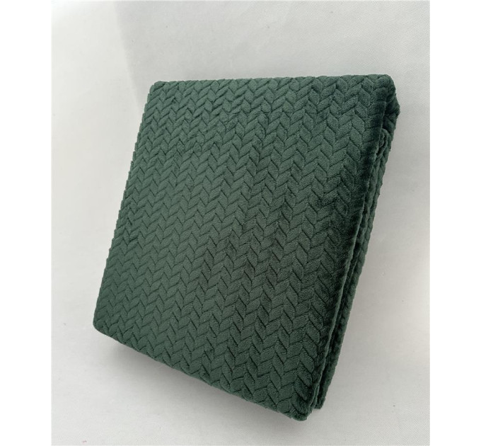 Ardesto Плед Ardesto Jacquard Braid 160х200см, 100% поліестер, смарагдовий (ART0207JB)