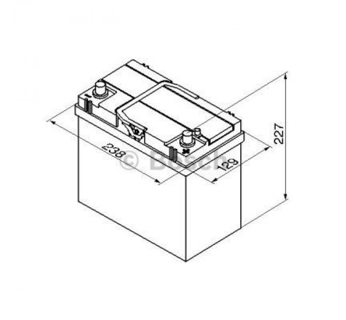 Bosch Акумулятор автомобільний Bosch 45А (0 092 S40 200)