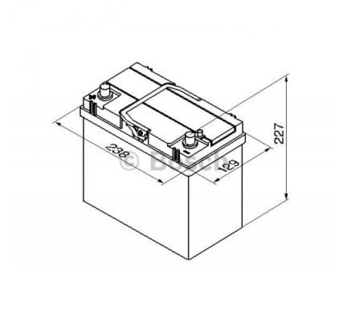 Bosch Акумулятор автомобільний Bosch 45А (0 092 S40 220)