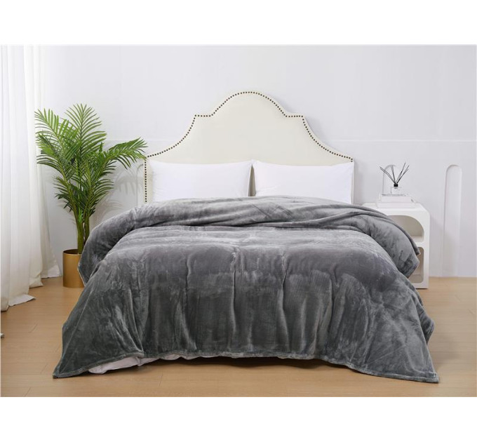 Ardesto Покривало Ardesto Delicate 200х220см, 100% поліестер, сірий світлий (ART0206DE)