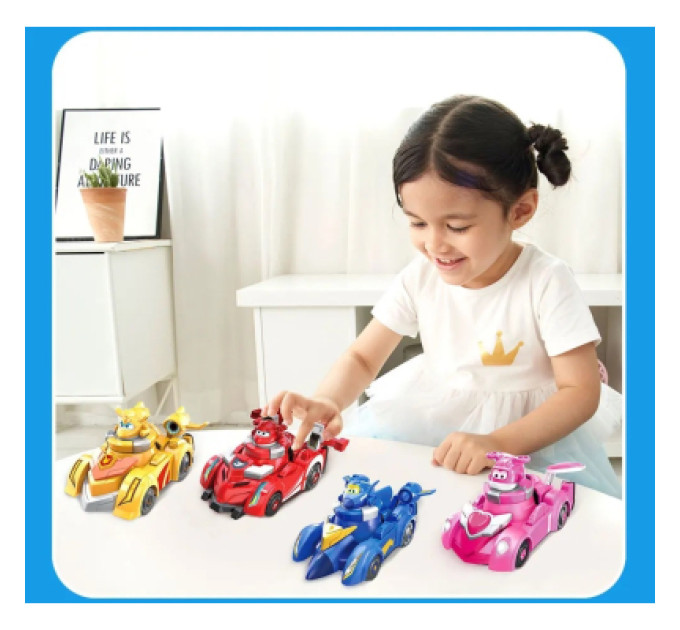 Super Wings Ігровий набір Super Wings Spinning Vehicle Золотий Хлопчик (Golden Boy) (EU770331)