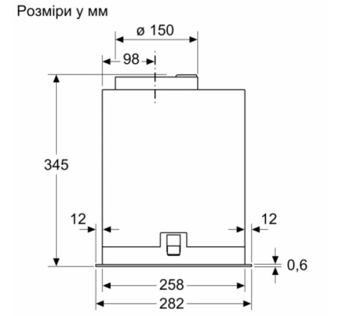 Bosch Витяжка кухонна Bosch DLN56AC50