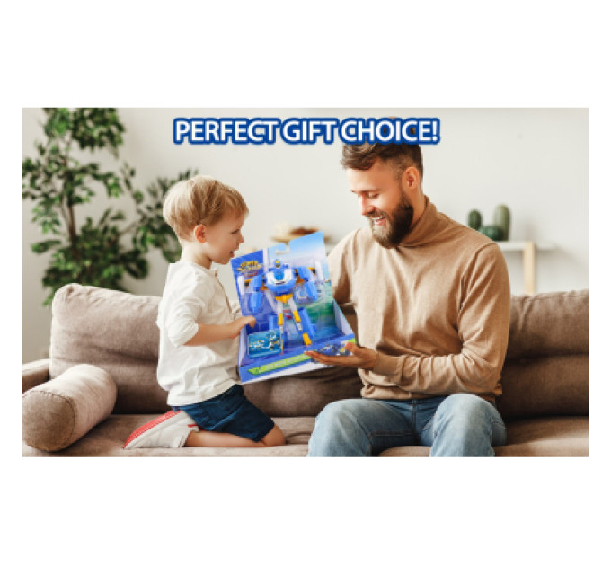 Super Wings Трансформер Super Wings Міні Повітряна База Робот (EU760288)