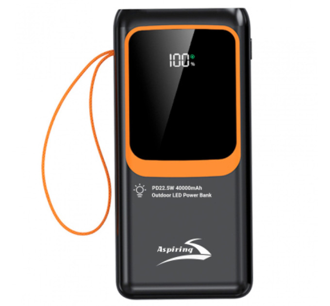 Aspiring Батарея універсальна Aspiring Light 40 40000mAh PD/22.5W (PPLH.L04)