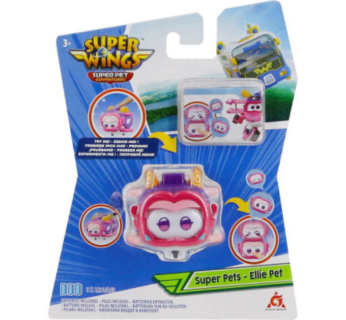 Super Wings Фігурка Super Wings Super Pet Еллі улюбленець (Ellie pet), світло (EU770419)