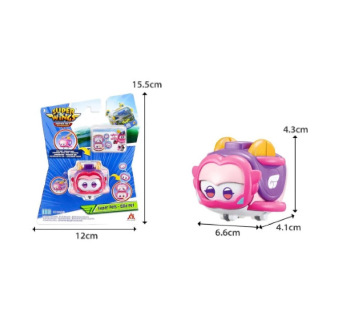 Super Wings Фігурка Super Wings Super Pet Еллі улюбленець (Ellie pet), світло (EU770419)