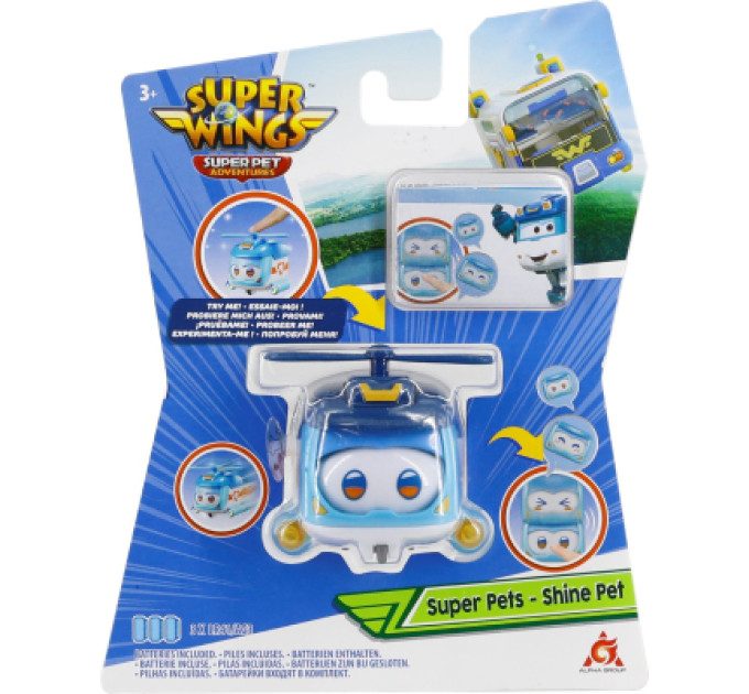 Super Wings Фігурка Super Wings Super Pet Шайн улюбленець (Shine pet), світло (EU770420)