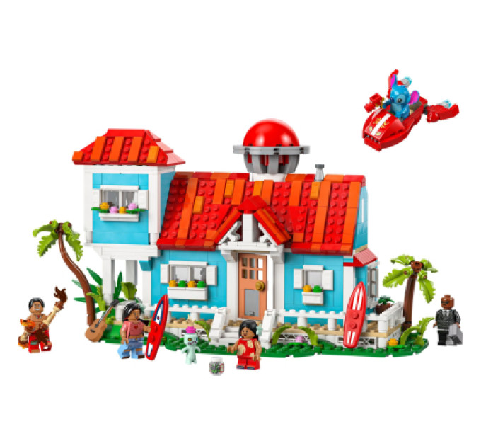 LEGO Конструктор LEGO Disney Classic Пляжний будинок Ліло і Стіч (43268)
