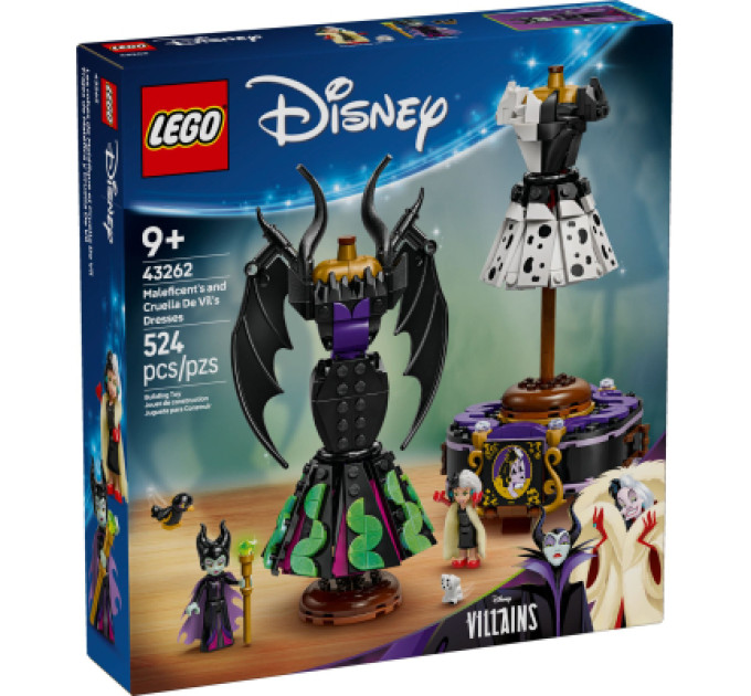 LEGO Конструктор LEGO Disney Classic Сукні Малефісенти та Лютелли де Віль (43262)