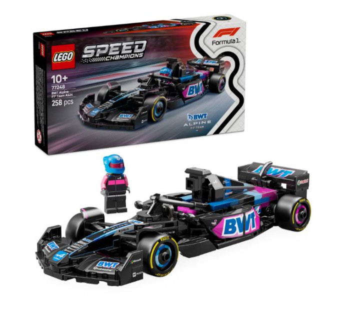 LEGO Конструктор LEGO Speed Champions Автомобіль для перегонів BWT Alpine F1® Team A524 (77248)