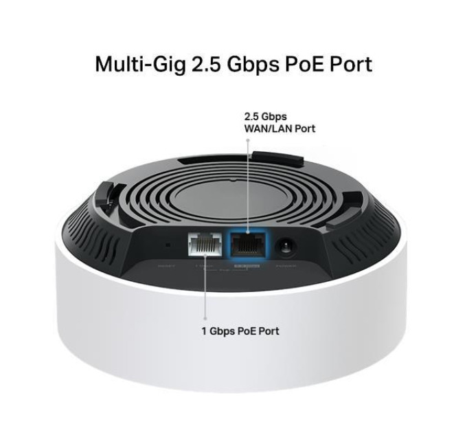 TP-Link Домашня Mesh Wi-Fi система (2 шт у комплекті), Deco X50-PoE(2-pack) TP-LINK