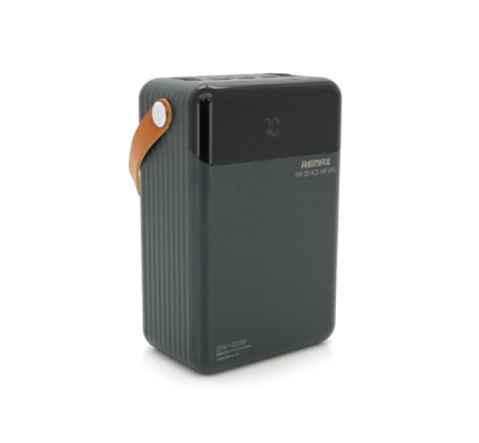 Remax Батарея універсальна Remax 80000mAh, 20W, 3*USB+Type-C+Lighting, Black (RPP-566)