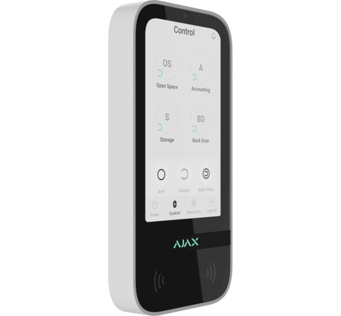 Ajax Ajax KeyPad TouchScreen (8EU) ASP white клавіатура
