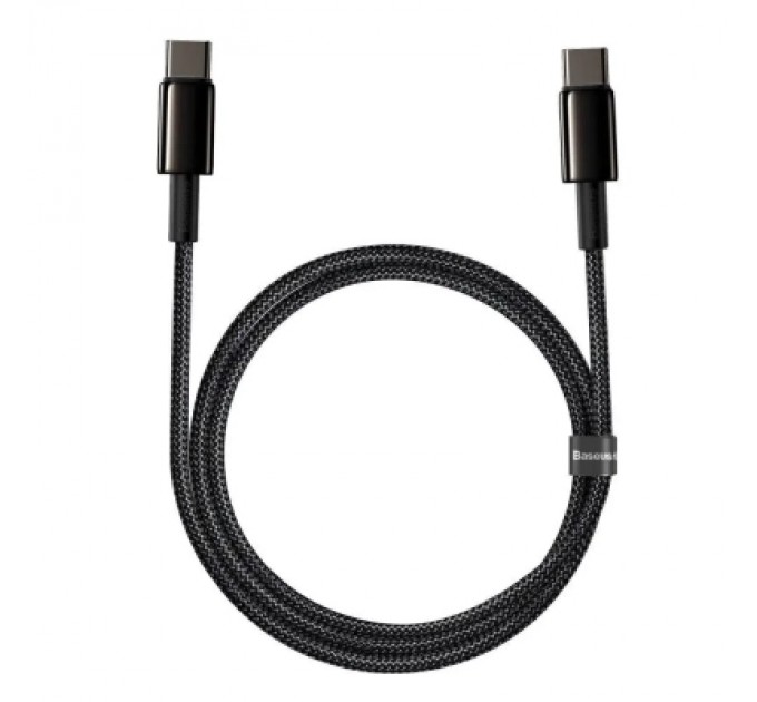 Baseus Дата кабель USB-C to USB-C 1.0m 100W black Baseus (CATWJ-01)