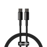 Дата кабель USB-C to USB-C 1.0m 100W black Baseus (CATWJ-01)