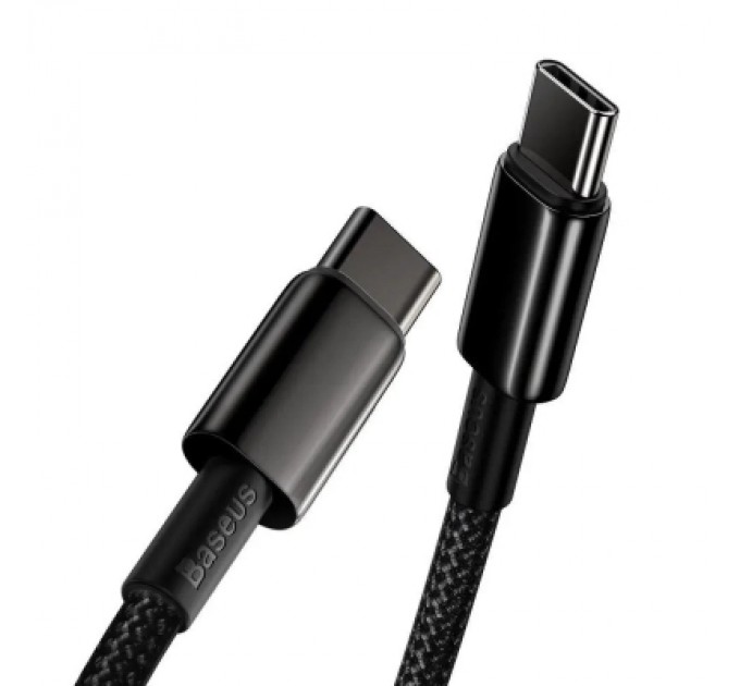 Baseus Дата кабель USB-C to USB-C 1.0m 100W black Baseus (CATWJ-01)