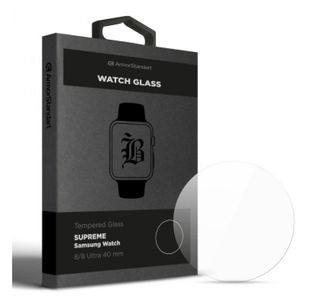 Armorstandart Скло захисне Armorstandart Supreme Black Icon Samsung Watch 8/8 Ultra 40 mm (ARM88141)