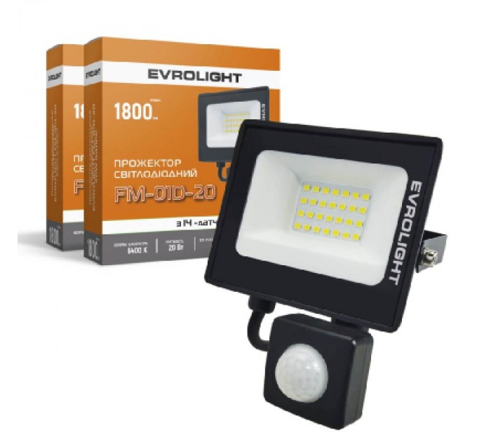 EVROLIGHT Прожектор EVROLIGHT FM-01D-20 20W 6400К