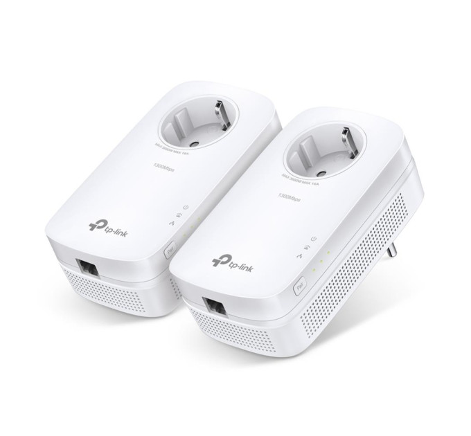 TP-Link Гігабітний Powerline адаптер з вбудованою розеткою , TL-PA8010PKIT TP-LINK