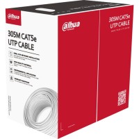 Кабель мережевий Dahua UTP 305м, cat.5e, CU, 4*2*0,5, PVC (DH-PFM920I-5EU-U)