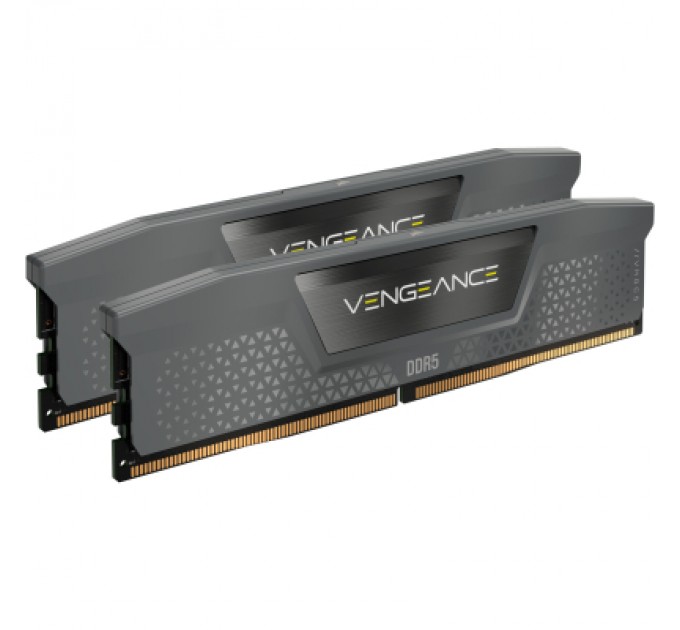Corsair Модуль пам'яті для комп'ютера DDR5 32GB (2x16GB) 5600 MHz Vengeance Cool Gray Corsair (CMK32GX5M2B5600Z36)