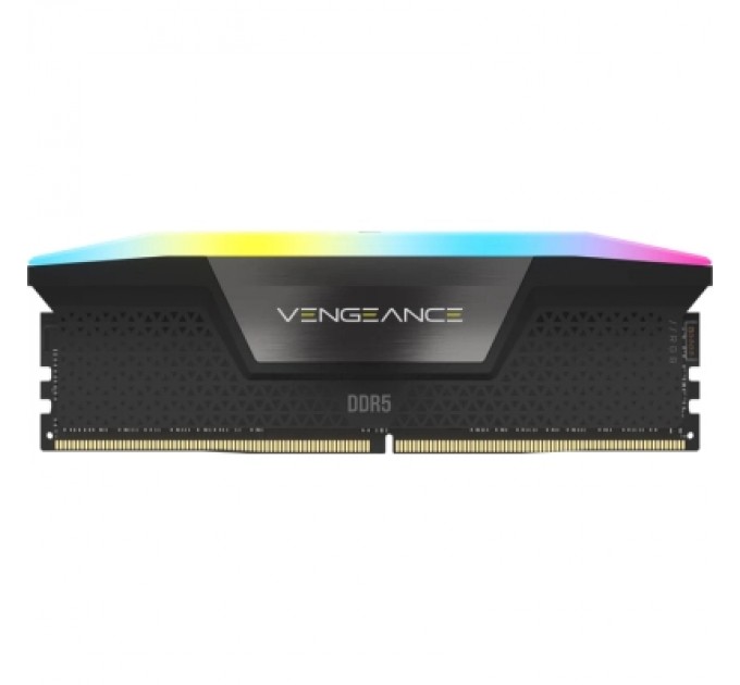 Corsair Модуль пам'яті для комп'ютера DDR5 64GB (2x32GB) 5600 MHz Vengeance RGB Corsair (CMH64GX5M2B5600Z40K)