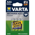 Varta Акумулятор Varta Recharge Accu AAA/HR03 Ni-MH 1000 mAh BL 4шт